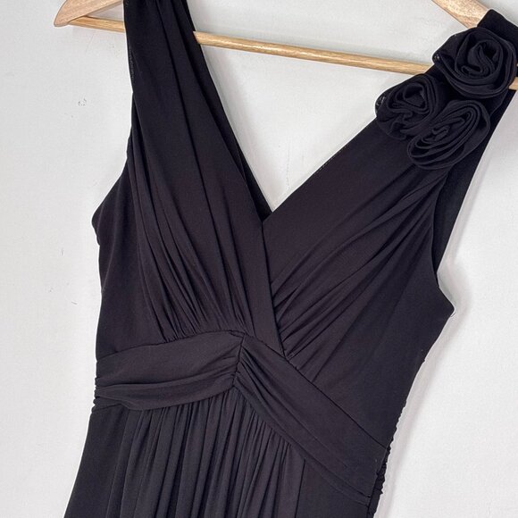 Neutral Black Evening Formal Party Prom Maxi Dress XS G32 - Picture 15 of 16